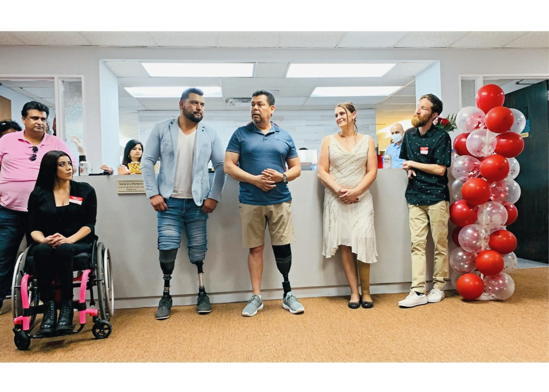 Patients and staff at Quantum Prosthetics & Orthotics.