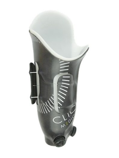 A RevoFit adjustable prosthetic socket.